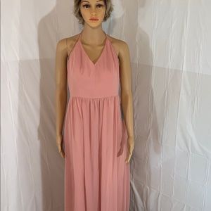 Criss Cross Strap Backless Maxi Dress